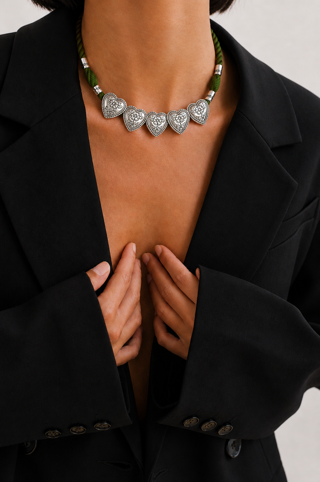 Heartline necklace