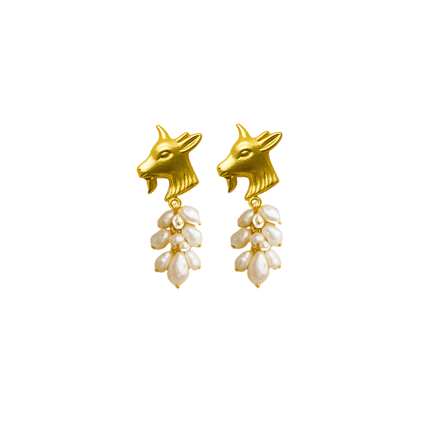 Zodiac Pearl Drop Earrings