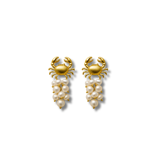 Zodiac Pearl Drop Earrings
