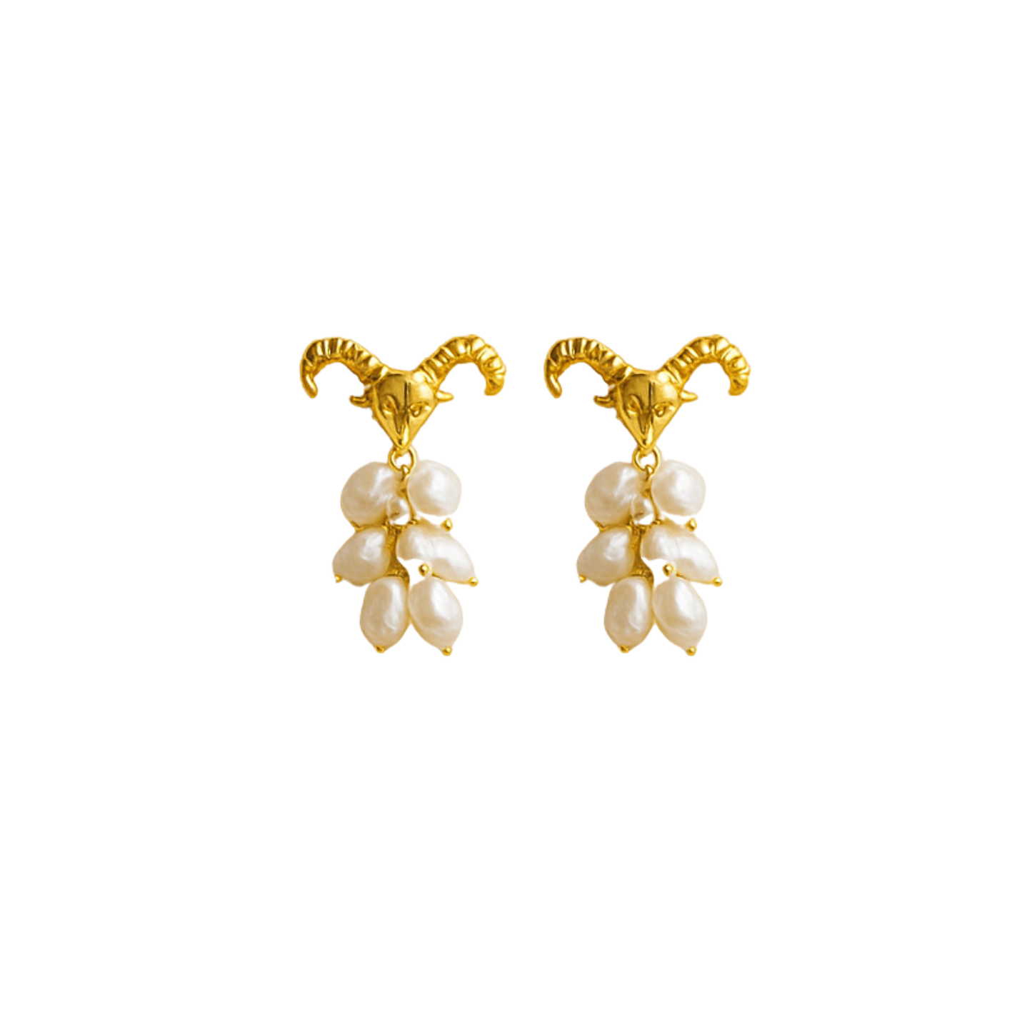 Zodiac Pearl Drop Earrings