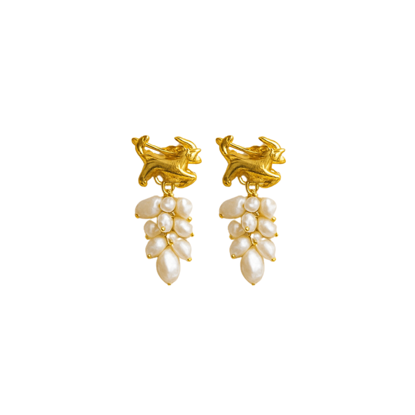 Zodiac Pearl Drop Earrings