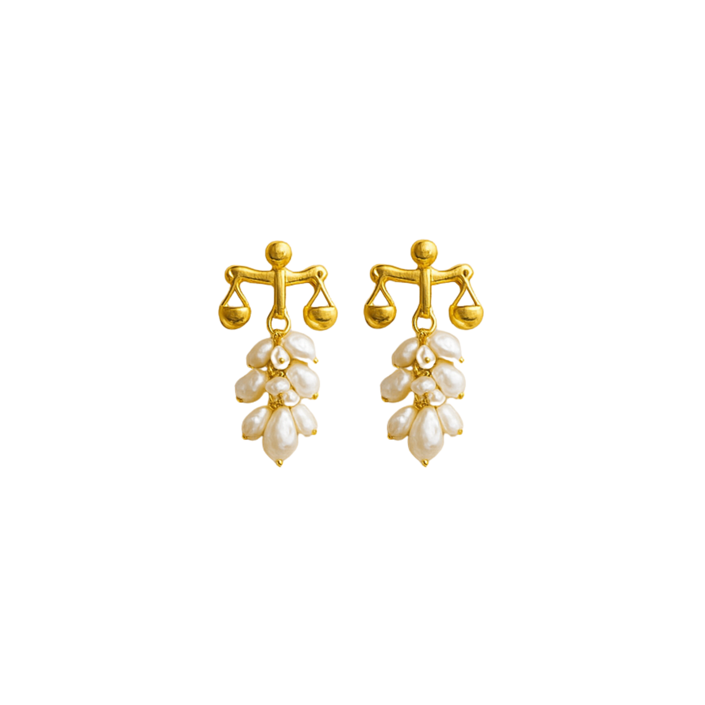 Zodiac Pearl Drop Earrings