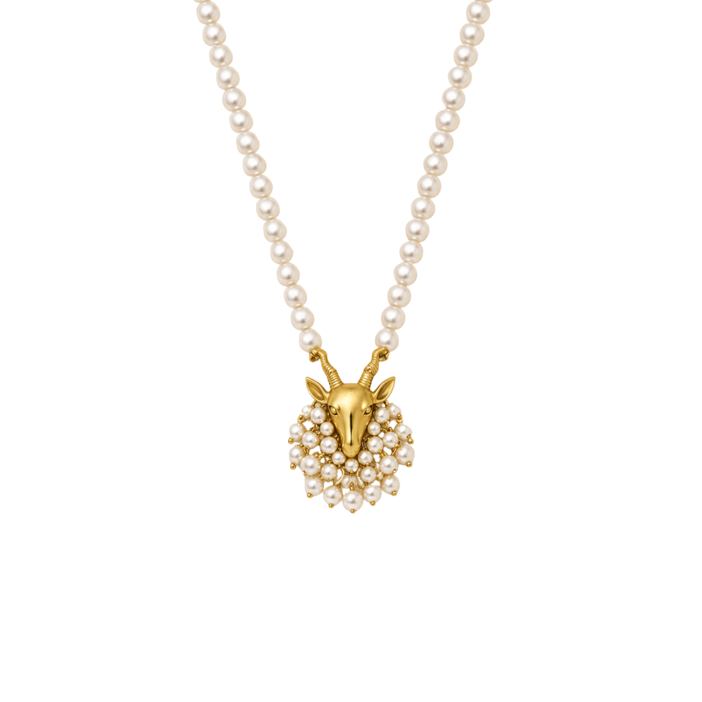 Markhor pearl necklace