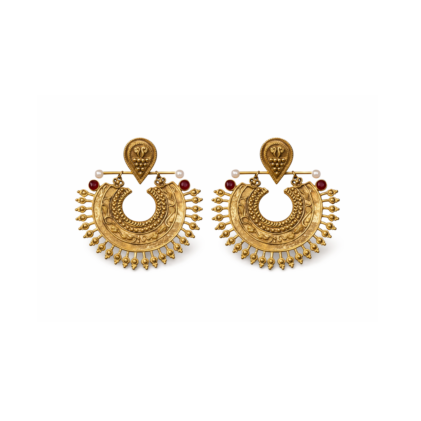Dome earrings